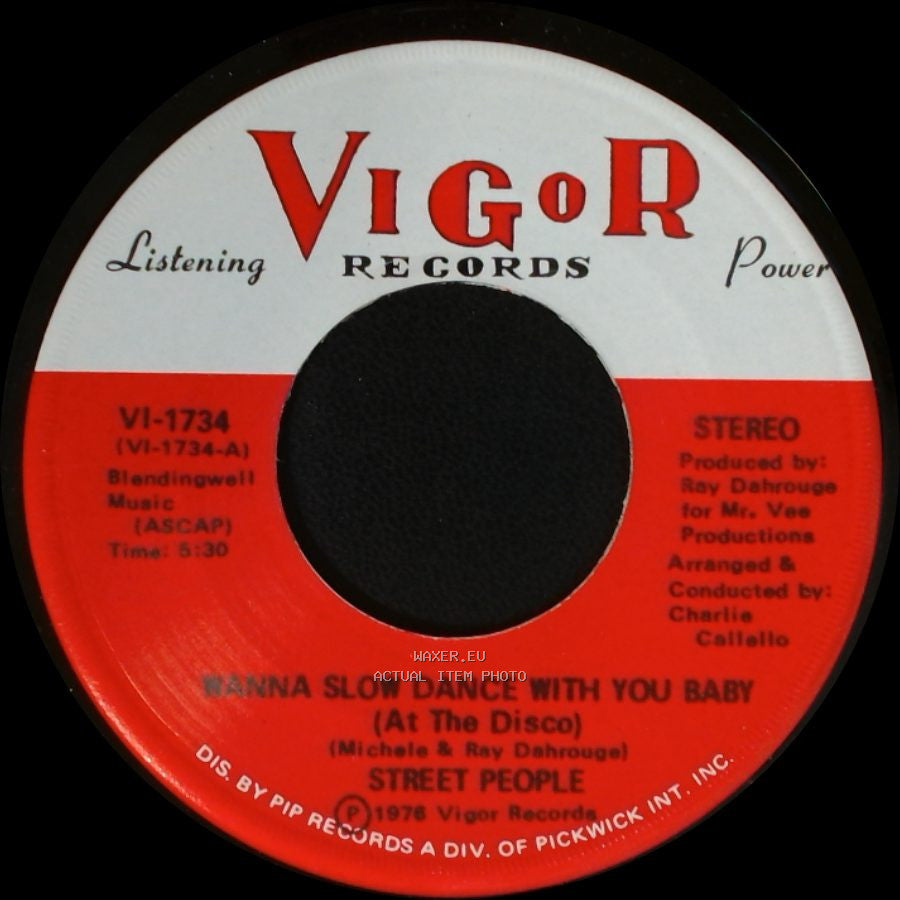 Street People - I Wanna Spend My Whole Life With You / Wanna Slow Dance With You Baby (At The Disco) side B