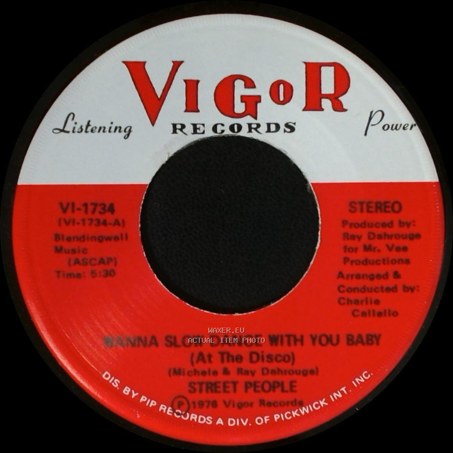 Street People - I Wanna Spend My Whole Life With You / Wanna Slow Dance With You Baby (At The Disco) side B