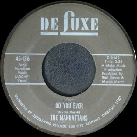 The Manhattans - Do You Ever / I Can't Stand For You To Leave Me side A