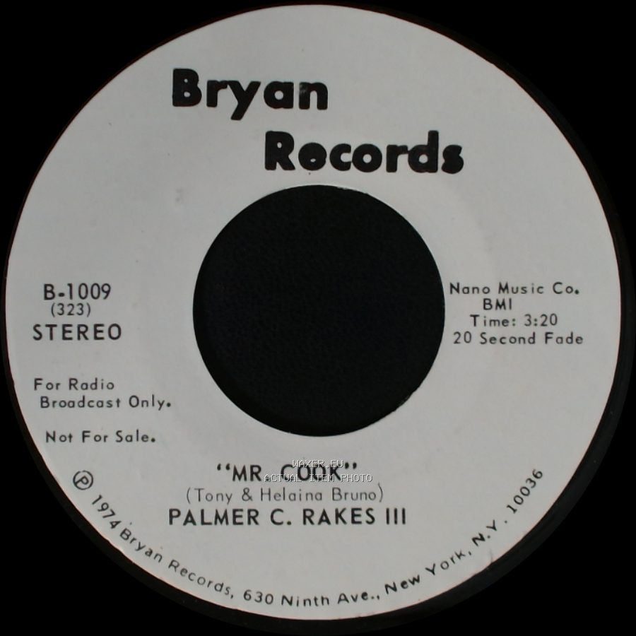 Palmer C. Rakes Iii - Mr. Cook / Mr. Cook side A