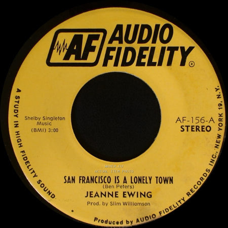 Jeanne Ewing - San Francisco Is A Lonely Town / San Francisco Is A Lonely Town side B