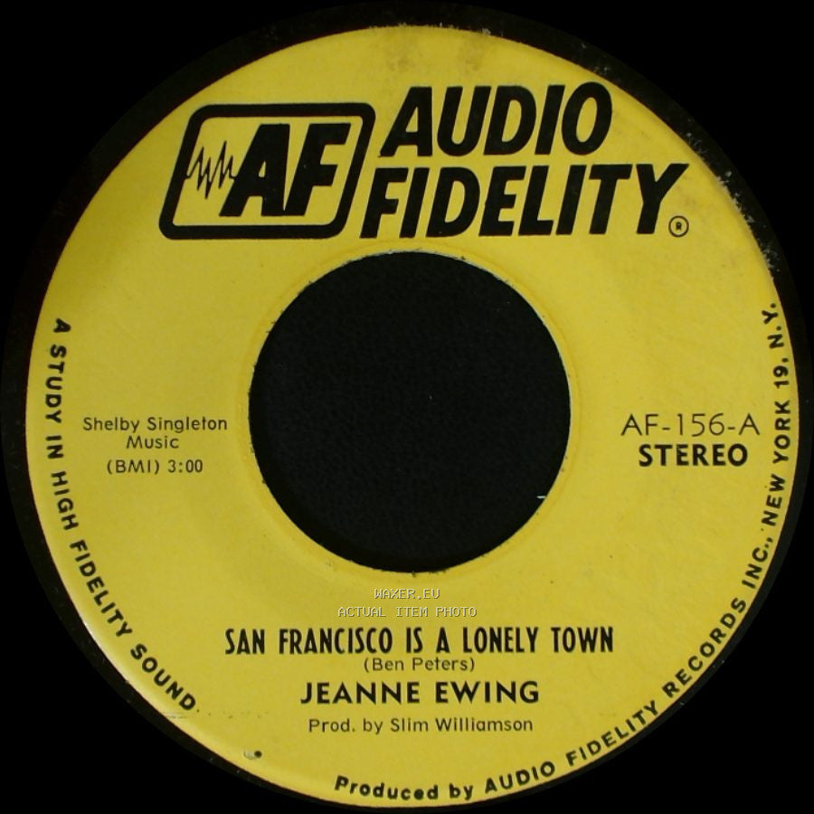 Jeanne Ewing - San Francisco Is A Lonely Town / San Francisco Is A Lonely Town side B