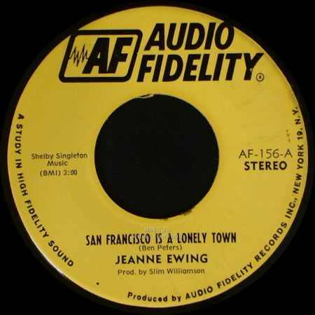 Jeanne Ewing - San Francisco Is A Lonely Town / San Francisco Is A Lonely Town side B
