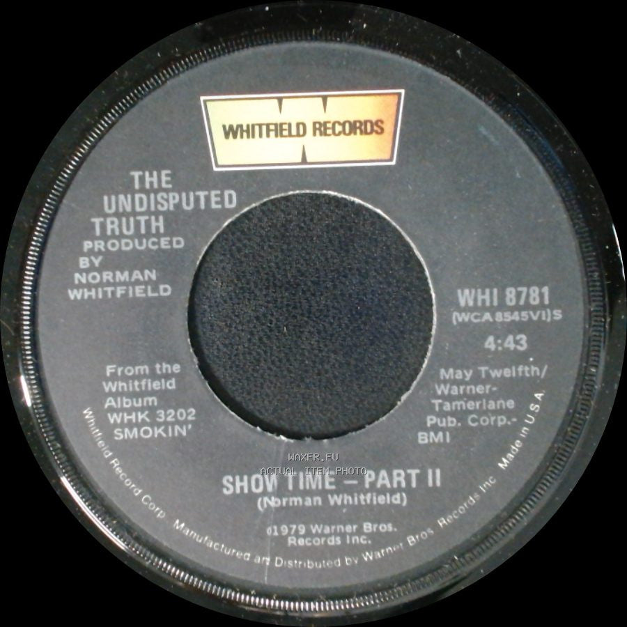The Undisputed Truth - Show Time - Part Ii / Show Time - Part I side A