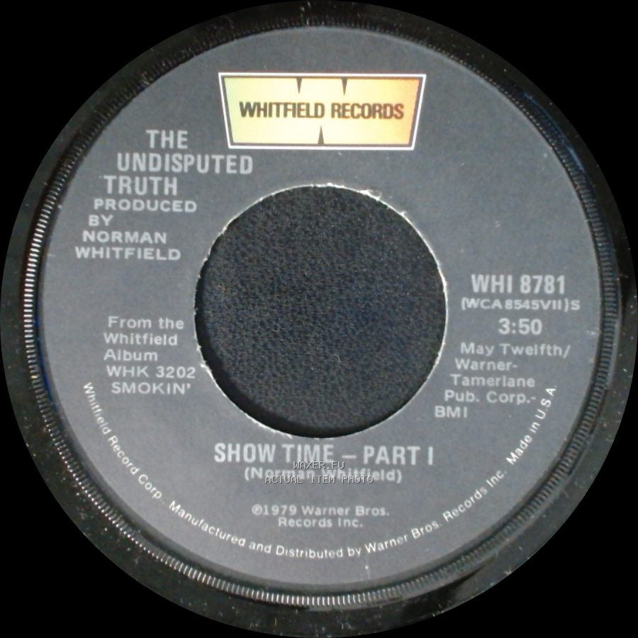 The Undisputed Truth - Show Time - Part Ii / Show Time - Part I side B