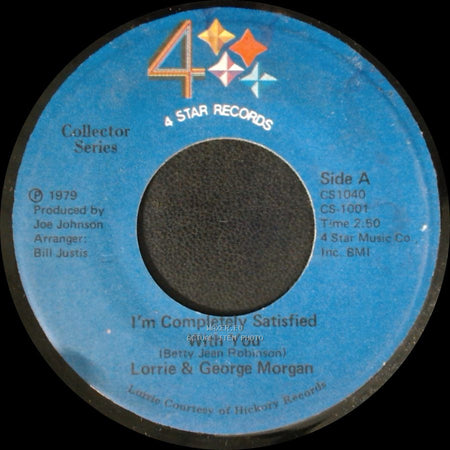 Lorrie & George Morgan - I'm Completely Satisfied With You / From This Moment On side A