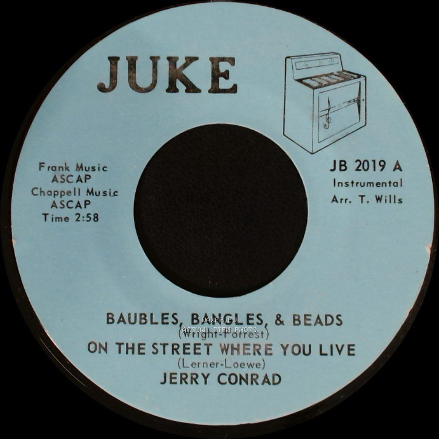 Jerry Conrad - Baubles, Bangles, & Beads / On The Street Where You Live / Tenderly side A
