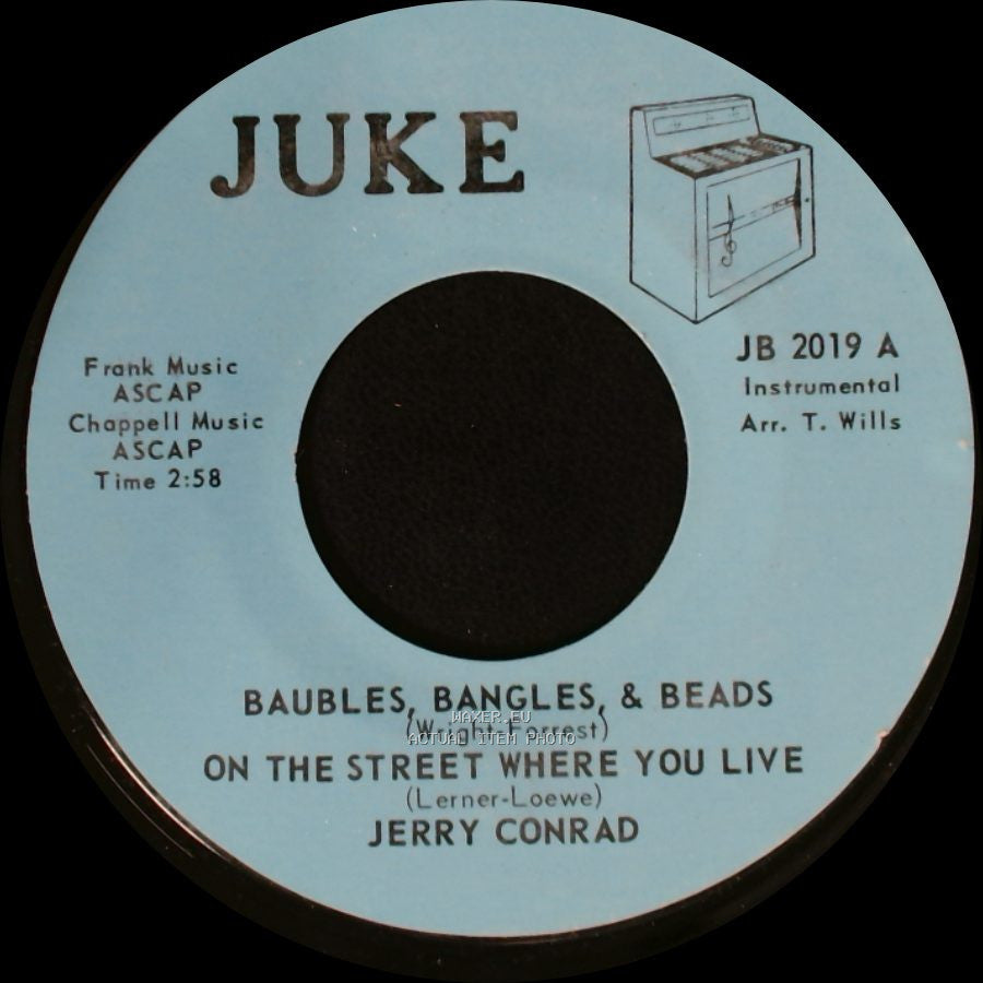 Jerry Conrad - Baubles, Bangles, & Beads / On The Street Where You Live / Tenderly side A