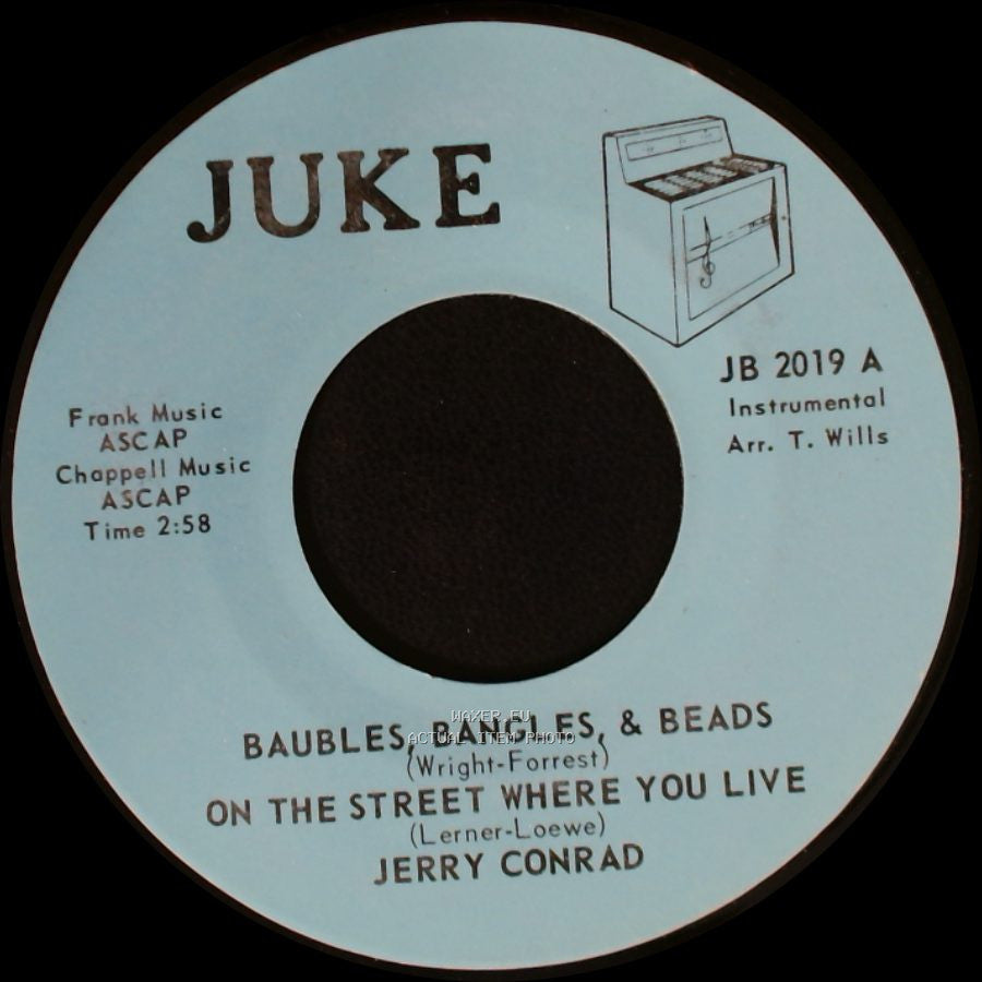 Jerry Conrad - Baubles, Bangles, & Beads / On The Street Where You Live / Tenderly side B