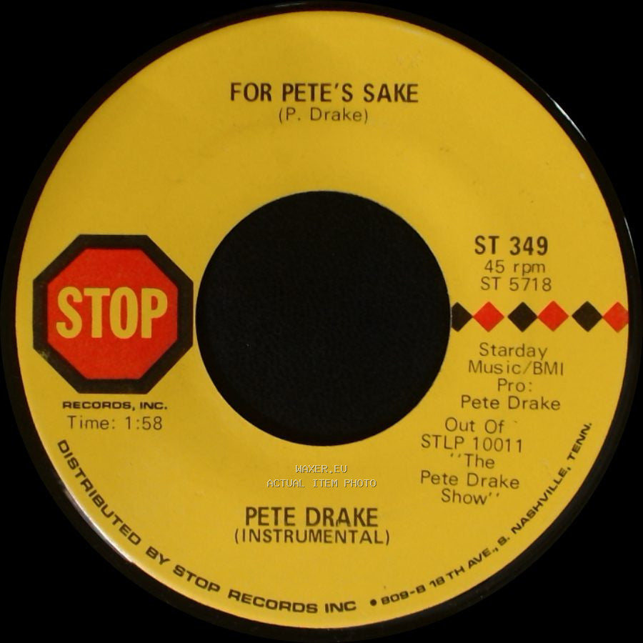 Pete Drake - Lay Lady Lay / For Pete's Sake side B