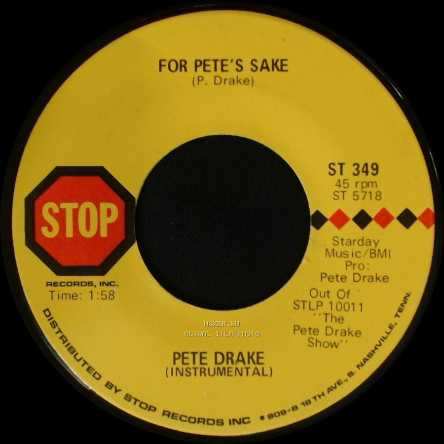 Pete Drake - Lay Lady Lay / For Pete's Sake side A