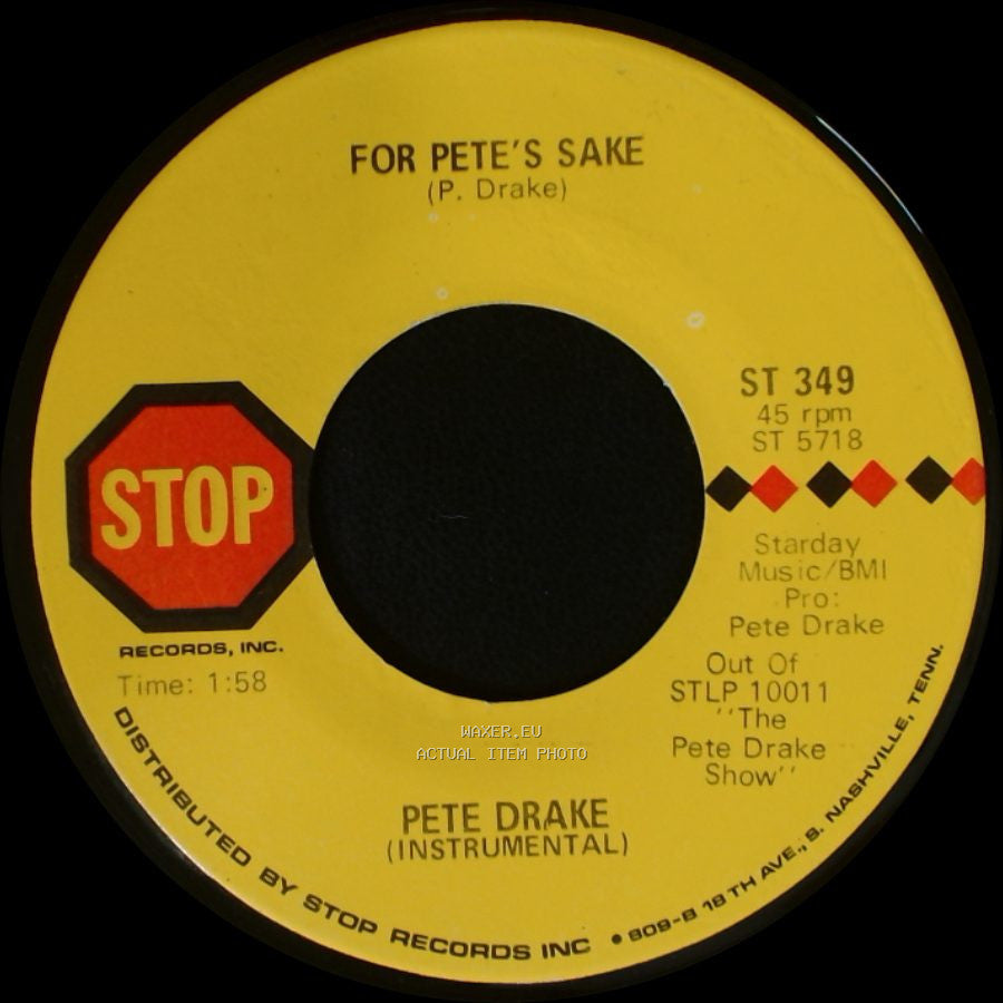 Pete Drake - Lay Lady Lay / For Pete's Sake side B