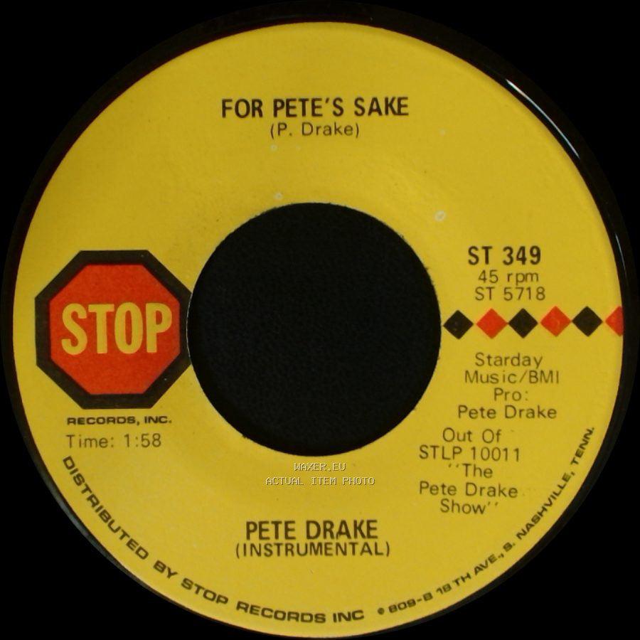 Pete Drake - Lay Lady Lay / For Pete's Sake side B
