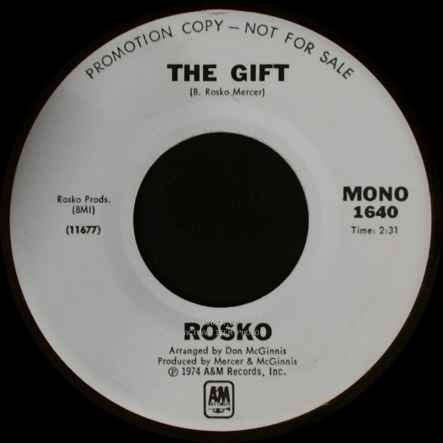 Rosko - The Gift / The Gift side A