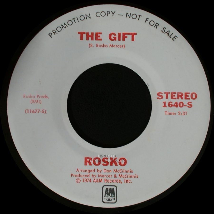 Rosko - The Gift / The Gift side B