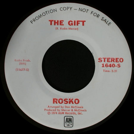 Rosko - The Gift / The Gift side B