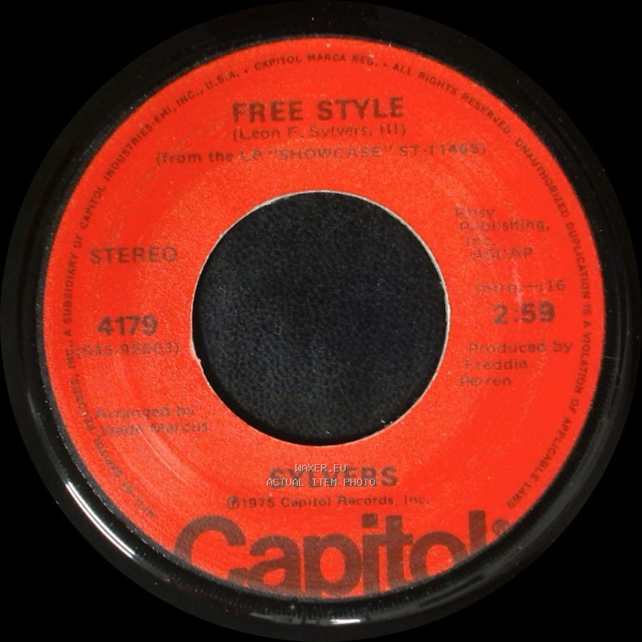 Sylvers - Free Style / Boogie Fever side A