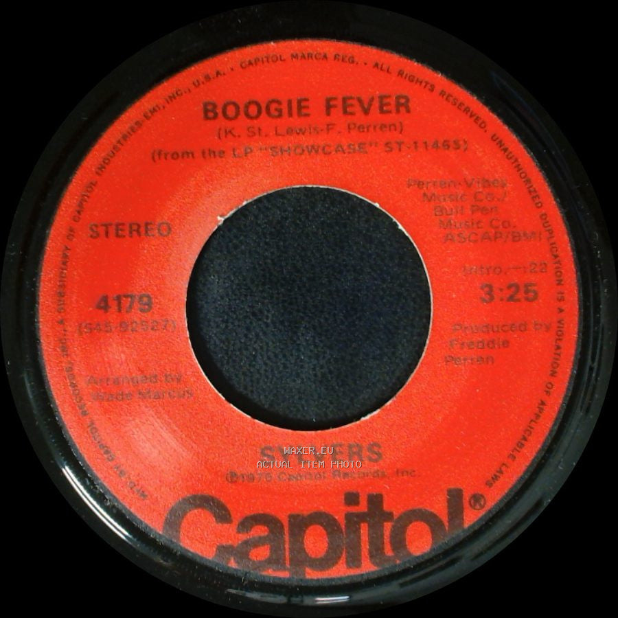 Sylvers - Free Style / Boogie Fever side B