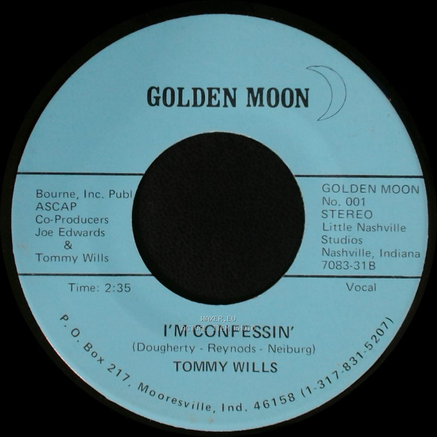 Tommy Wills - Swingin' Yakety Sax / I'm Confessin' side B