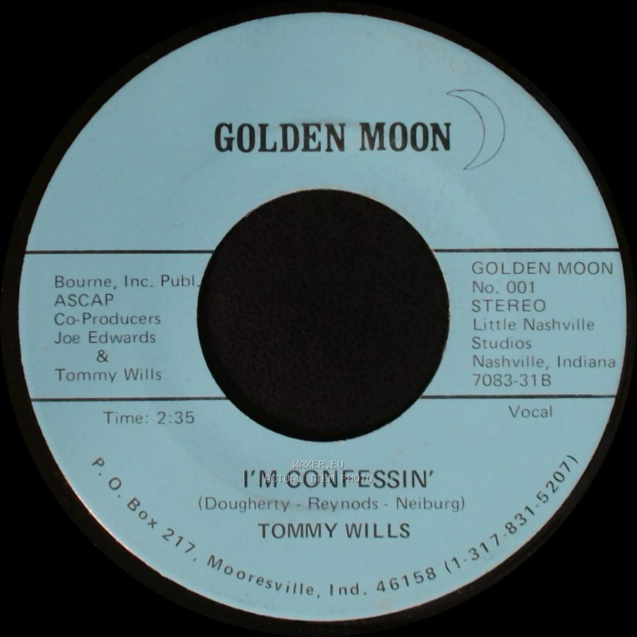 Tommy Wills - I'm Confessin' / Swingin' Yakety Sax side A