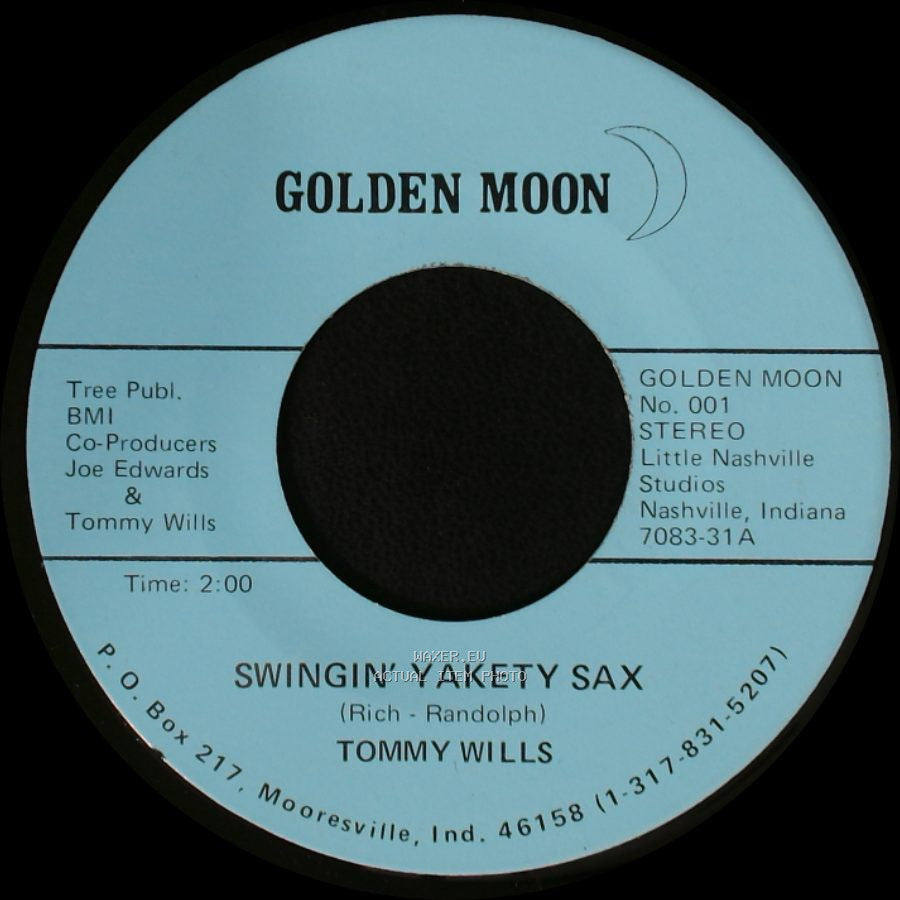 Tommy Wills - I'm Confessin' / Swingin' Yakety Sax side B