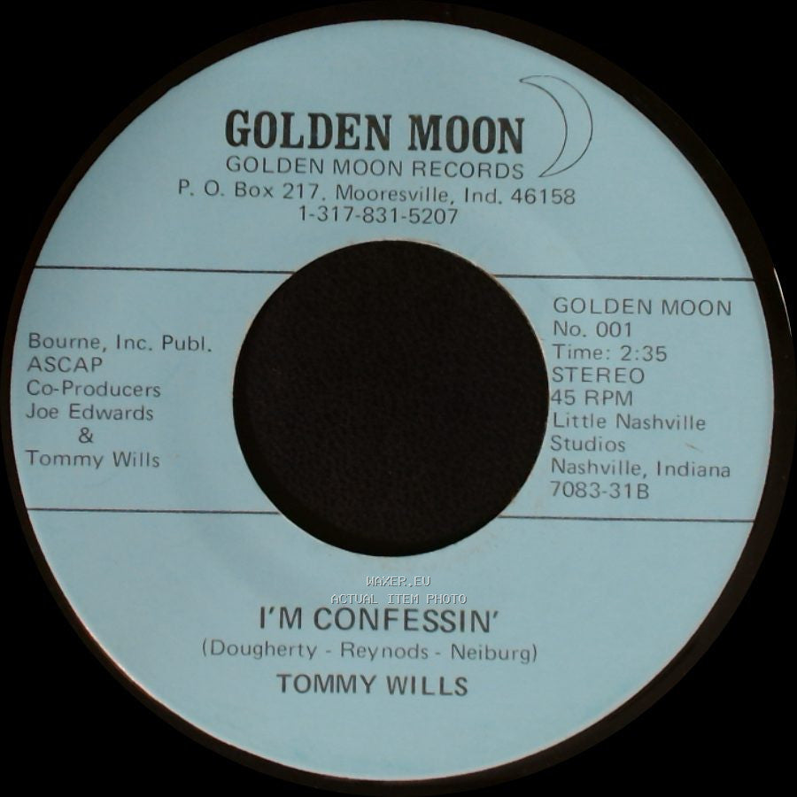 Tommy Wills - Swingin' Yakety Sax / I'm Confessin' side B