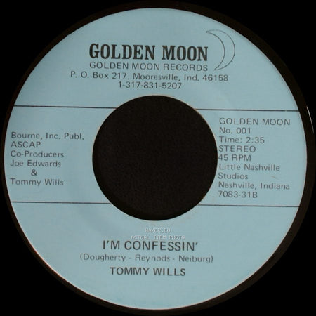 Tommy Wills - Swingin' Yakety Sax / I'm Confessin' side B