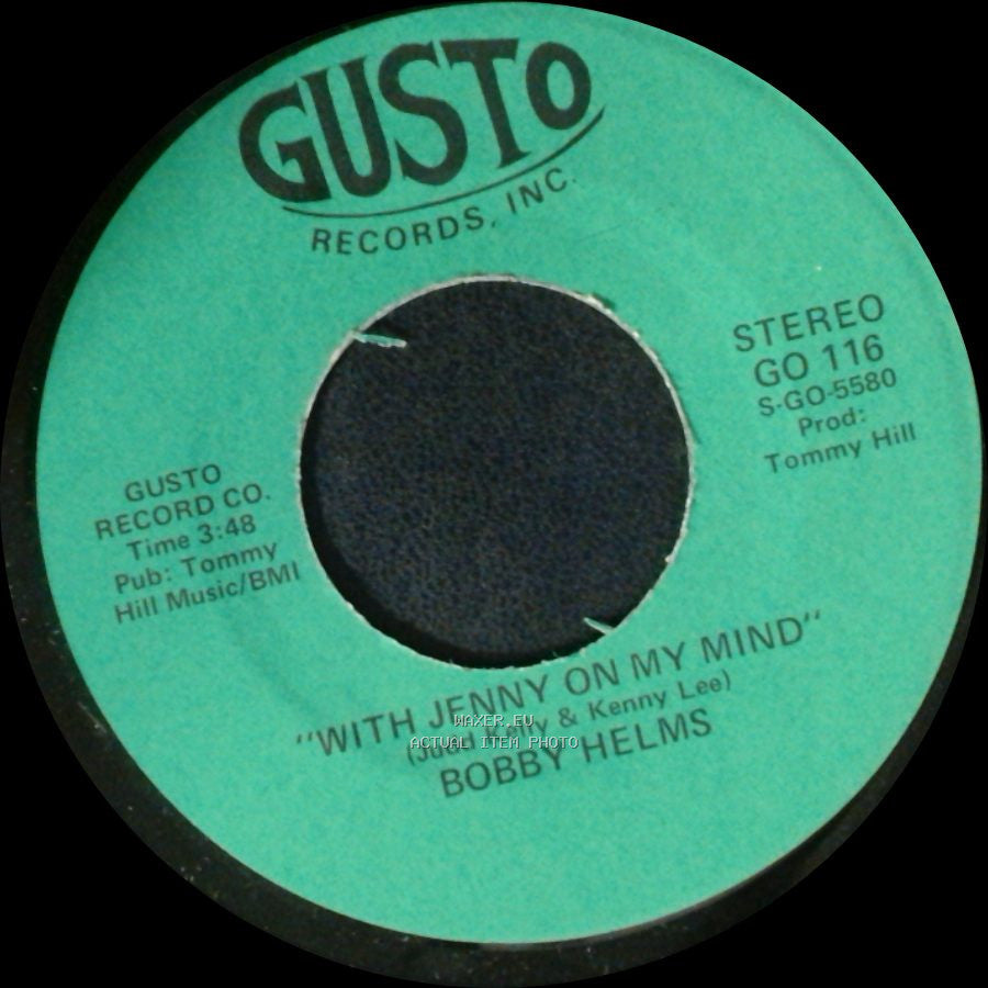 Bobby Helms - That Heart Belongs To Me / With Jenny On My Mind side B