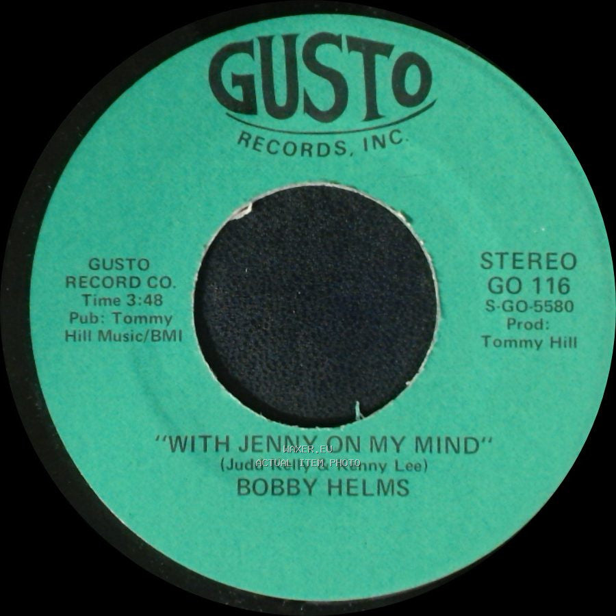 Bobby Helms - That Heart Belongs To Me / With Jenny On My Mind side B