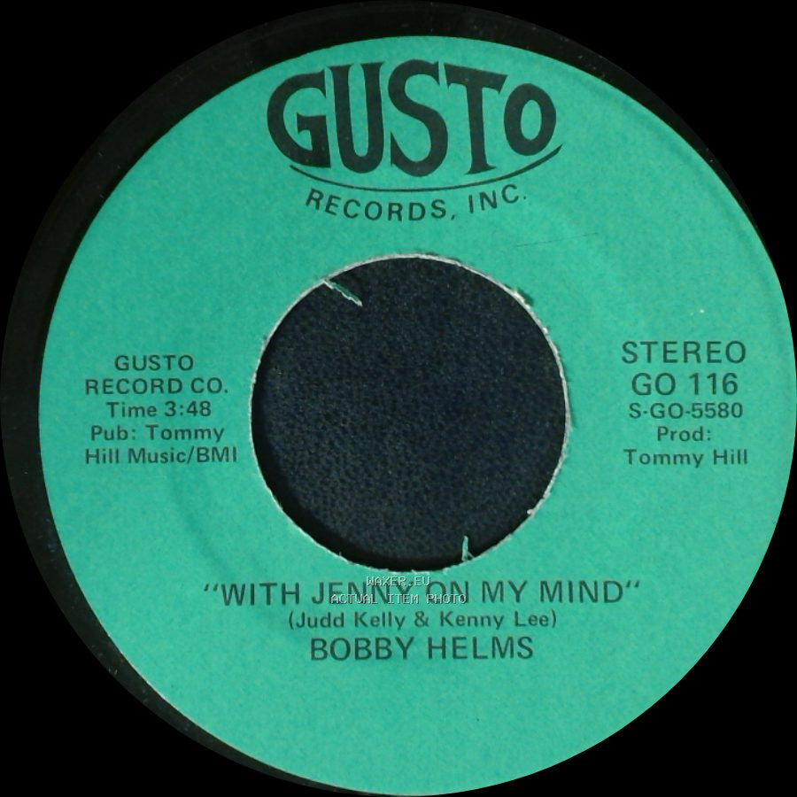 Bobby Helms - That Heart Belongs To Me / With Jenny On My Mind side B