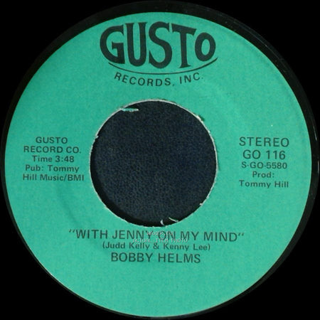 Bobby Helms - That Heart Belongs To Me / With Jenny On My Mind side B
