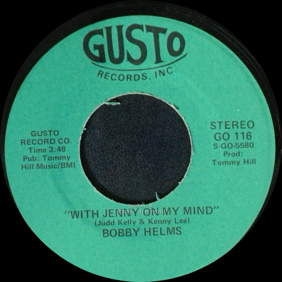 Bobby Helms - That Heart Belongs To Me / With Jenny On My Mind side B