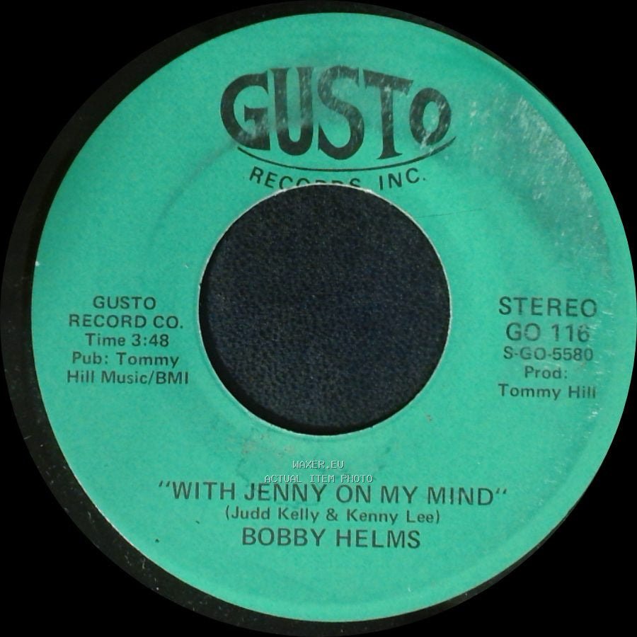 Bobby Helms - That Heart Belongs To Me / With Jenny On My Mind side B