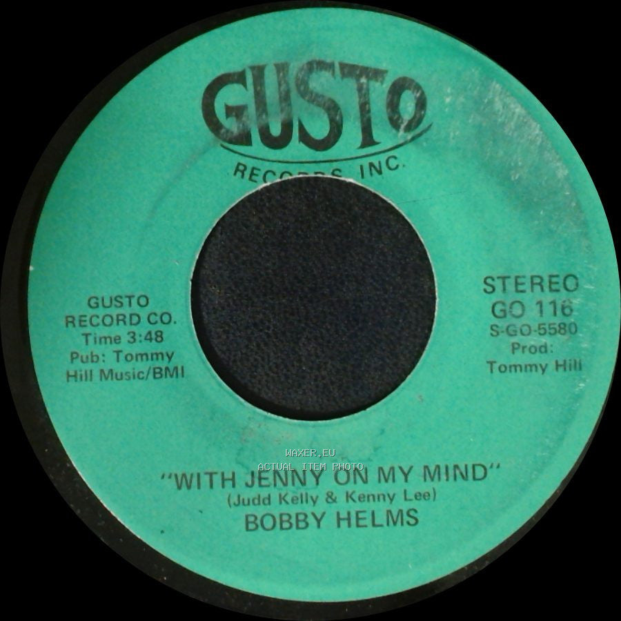Bobby Helms - That Heart Belongs To Me / With Jenny On My Mind side B