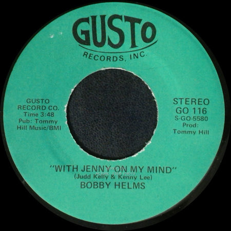 Bobby Helms - That Heart Belongs To Me / With Jenny On My Mind side B