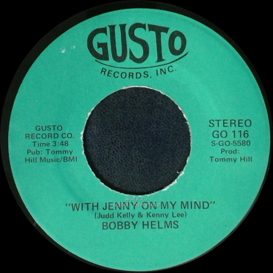 Bobby Helms - That Heart Belongs To Me / With Jenny On My Mind side B