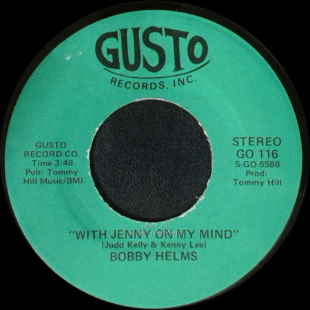Bobby Helms - That Heart Belongs To Me / With Jenny On My Mind side B
