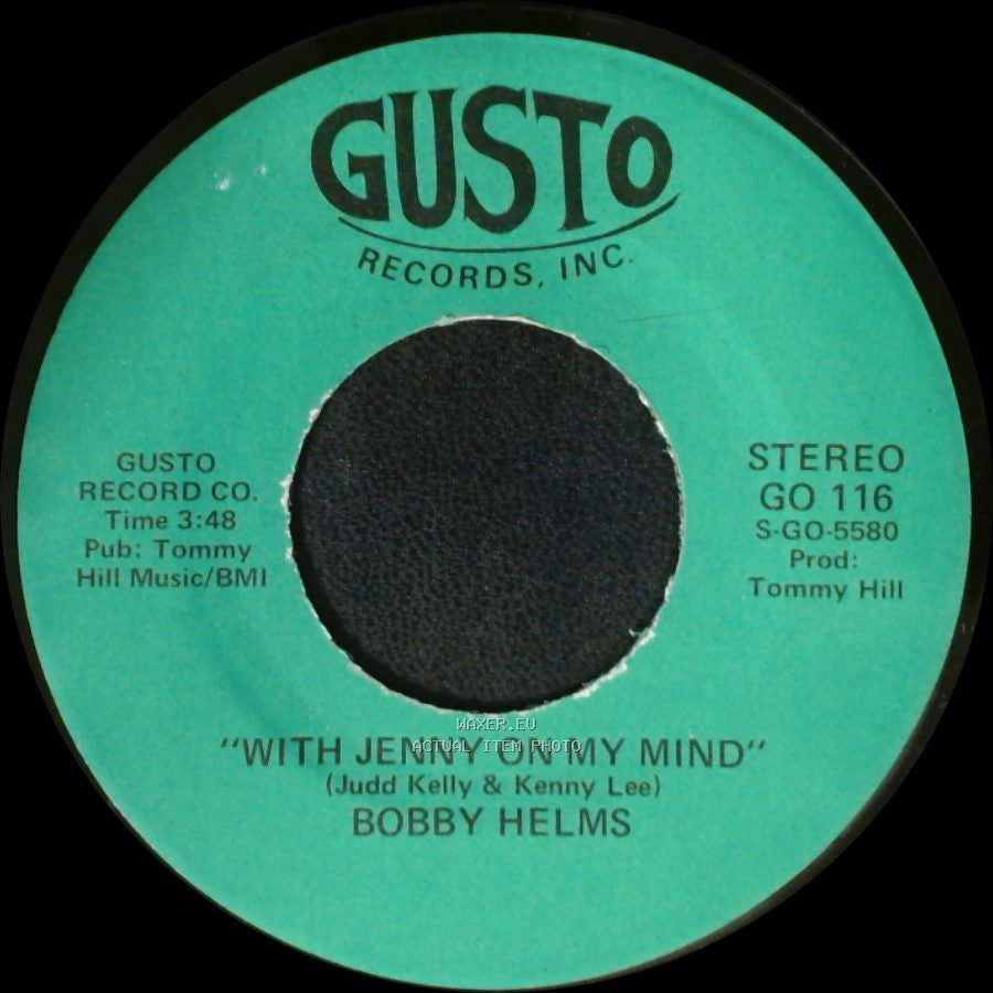 Bobby Helms - That Heart Belongs To Me / With Jenny On My Mind side B