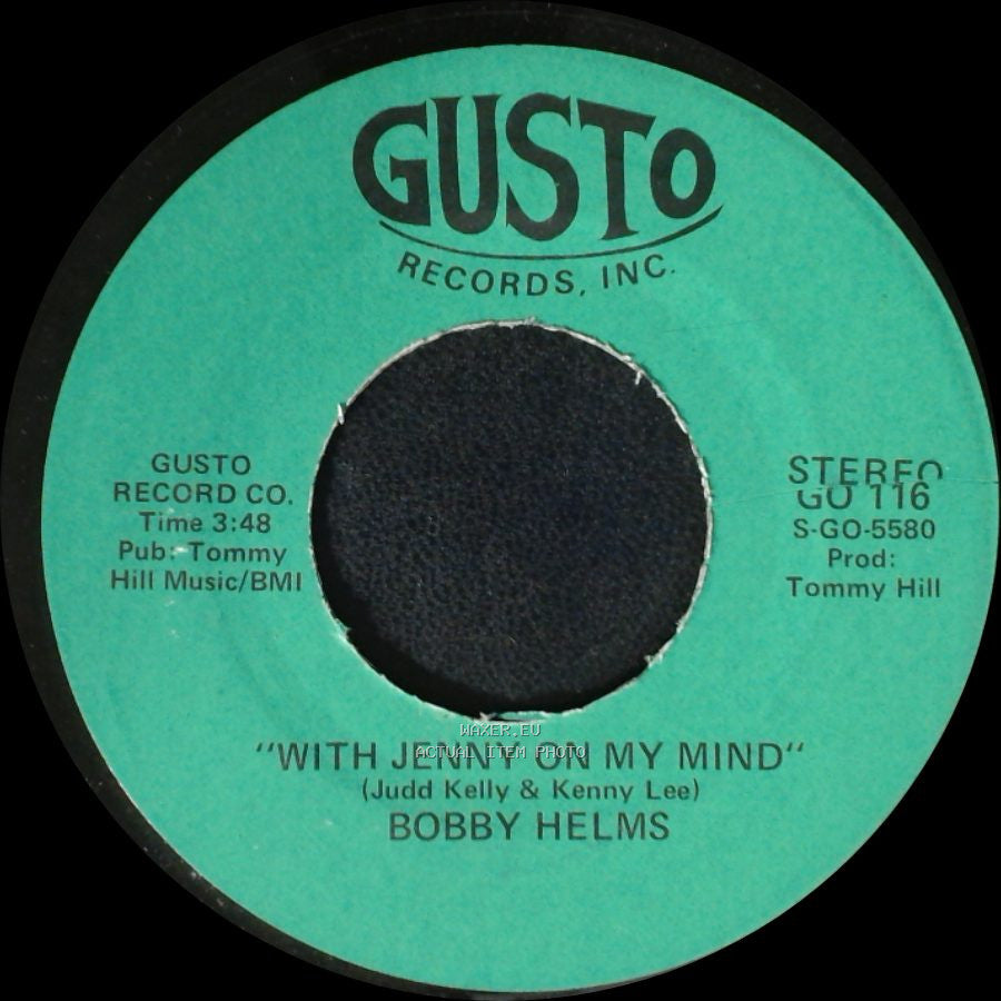 Bobby Helms - That Heart Belongs To Me / With Jenny On My Mind side B