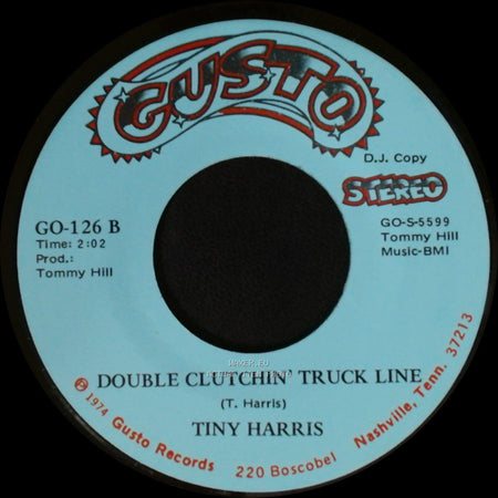 Tiny Harris - Endless Black Ribbon / Double Clutchin' Truck Line side B