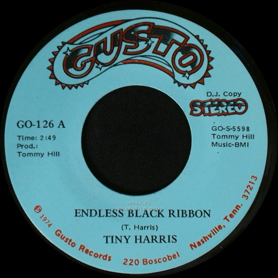 Tiny Harris - Endless Black Ribbon / Double Clutchin' Truck Line side A