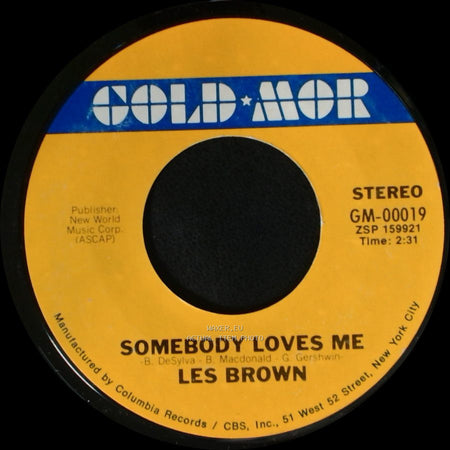 Les Brown - Love Walked In / Somebody Loves Me side B