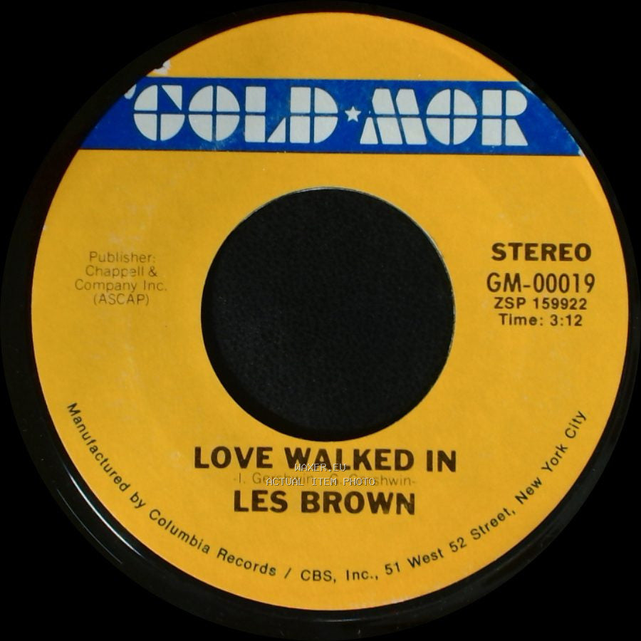 Les Brown - Love Walked In / Somebody Loves Me side B