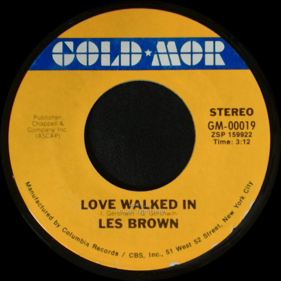 Les Brown - Love Walked In / Somebody Loves Me side B
