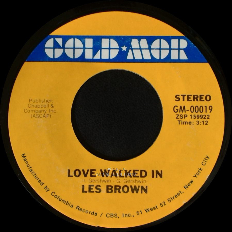 Les Brown - Love Walked In / Somebody Loves Me side B