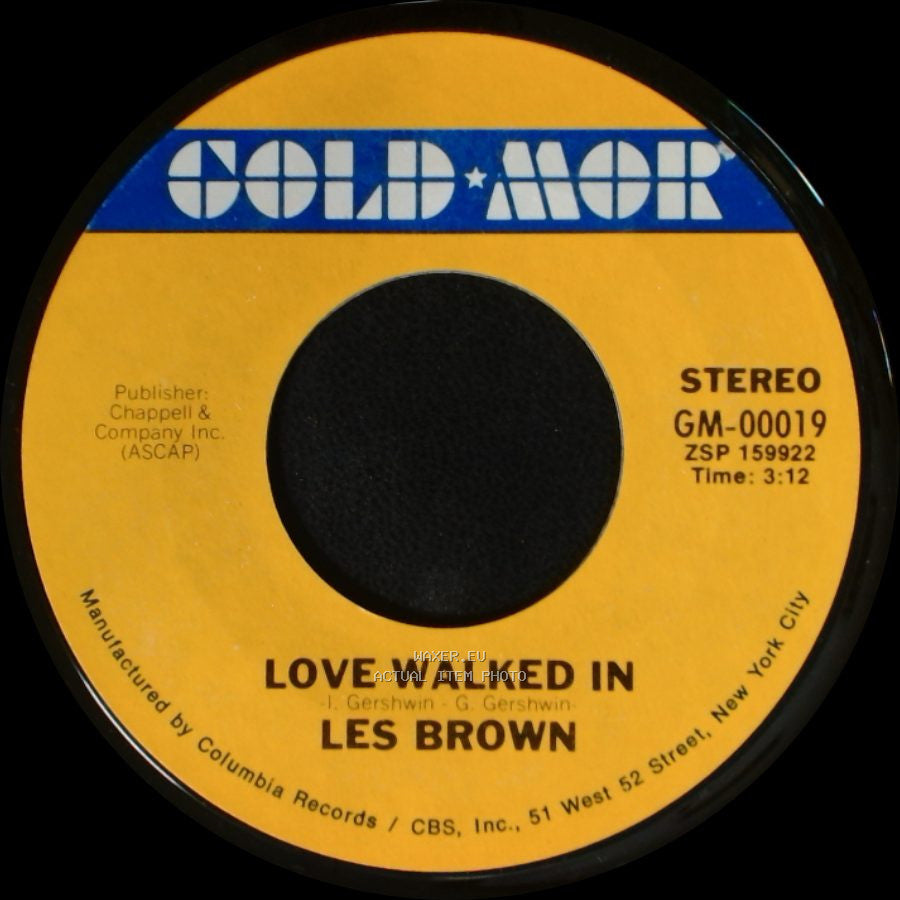 Les Brown - Love Walked In / Somebody Loves Me side B