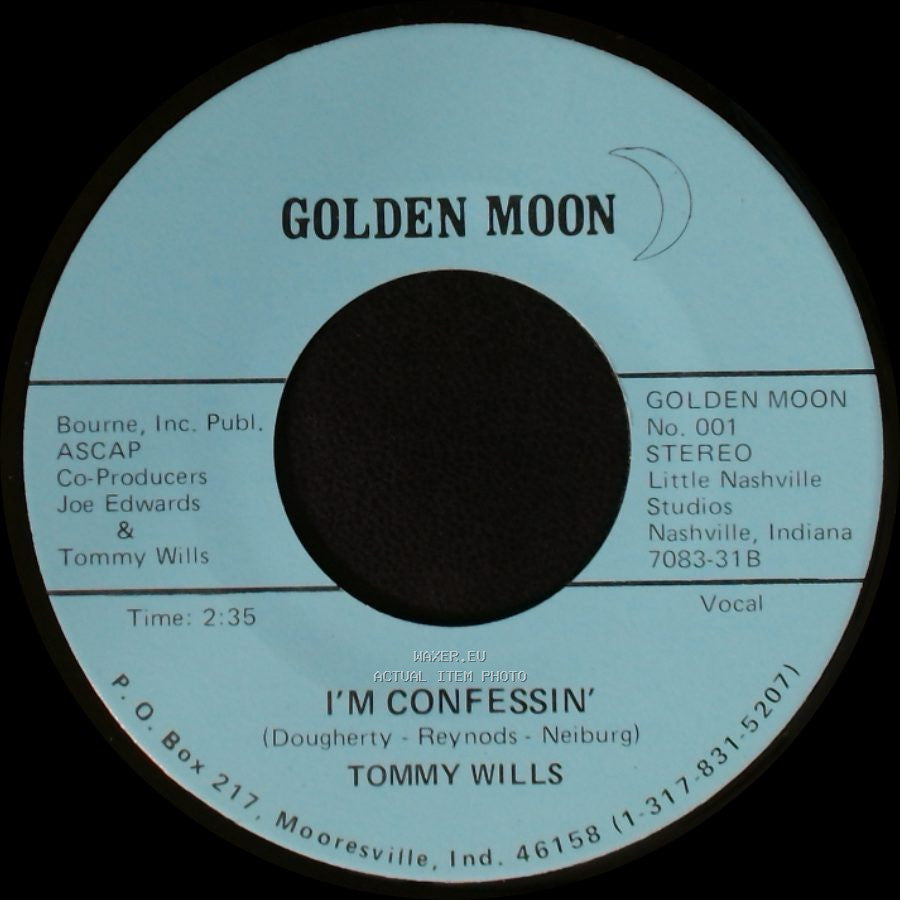 Tommy Wills - Swingin' Yakety Sax / I'm Confessin' side B