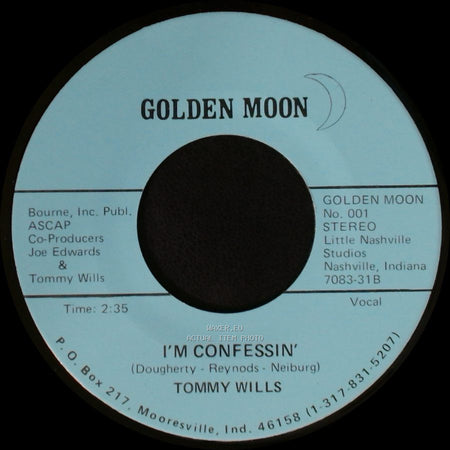 Tommy Wills - Swingin' Yakety Sax / I'm Confessin' side B