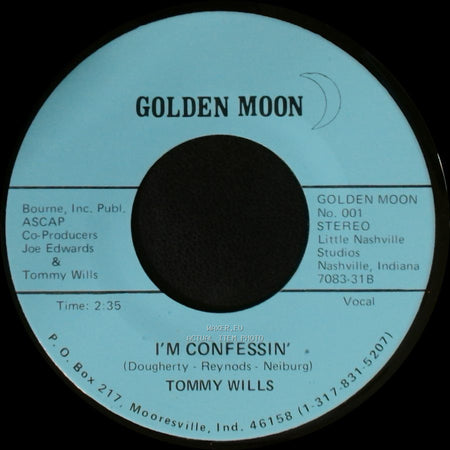 Tommy Wills - Swingin' Yakety Sax / I'm Confessin' side B