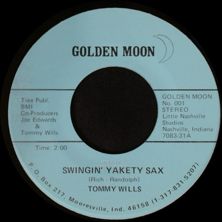 Tommy Wills - Swingin' Yakety Sax / I'm Confessin' side A